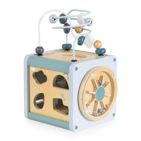 MONI activity kocka xilofonnal, drót pályával VKÉK