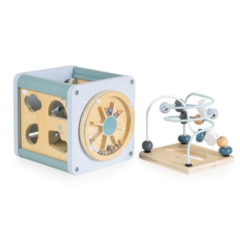 MONI activity kocka xilofonnal, drót pályával VKÉK