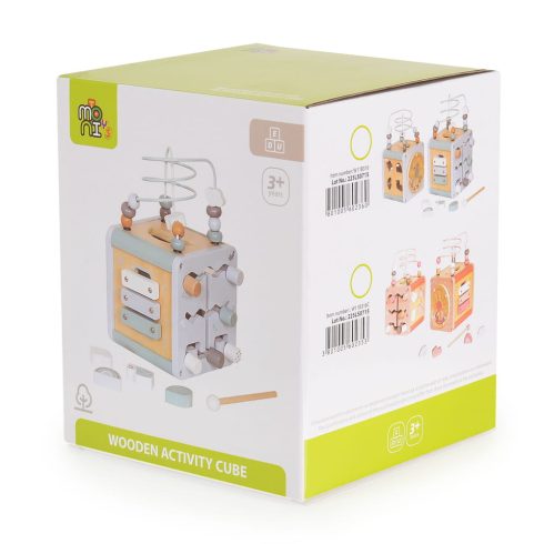 MONI activity kocka xilofonnal, drót pályával VKÉK