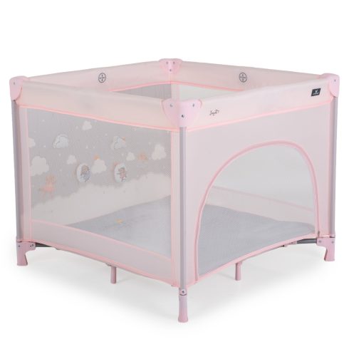 JOYZI utazójáróka összecsukható 90*90cm RÓZSASZÍN