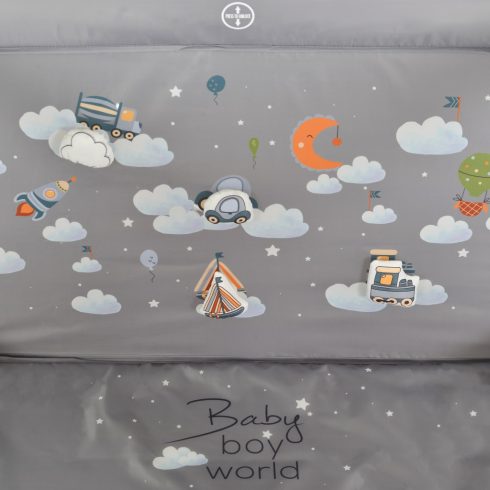 JOYZI utazójáróka összecsukható 90*90cm SZÜRKE