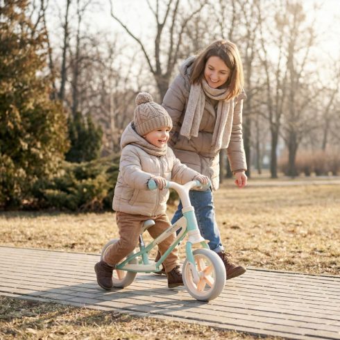 MINI RANGER első futóbicikli 8" RÓZSASZÍN