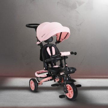EXPLORE tricikli összecsukható kormányos PINK