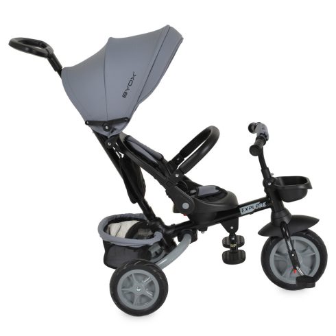 EXPLORE tricikli összecsukható kormány S.SZÜRKE