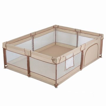   GameZone Basic járóka 150x200 lecippzározható oldal, sarokvédő egyszínű BÉZS
