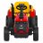   BO TERRON traktor 4 kerekű trélerrel 12V két motoros PIROS