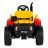   BO TERRON traktor 4 kerekű trélerrel 12V két motoros PIROS