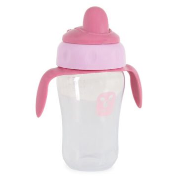 CUP csőrös itatópohár kiömlés mentes 270ml PINK