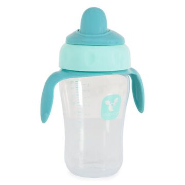 CUP csőrös itatópohár kiömlés mentes 270ml KÉK