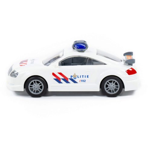 POLESIE műanyag rendőr sportautó FEHÉR