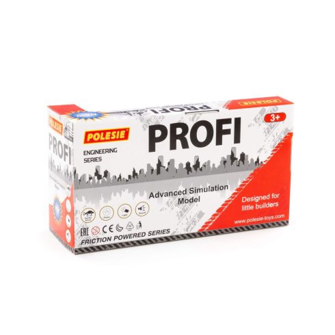 POLESIE műanyag létrás tűzoltó autó fényekkel, hangokkal PIROS