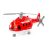 POLESIE műanyag ALPHA tűzoltó helikopter PIROS