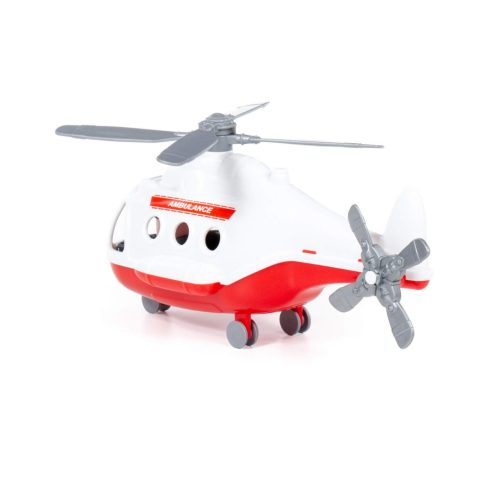 POLESIE műanyag ALPHA mentőhelikopter FEHÉR