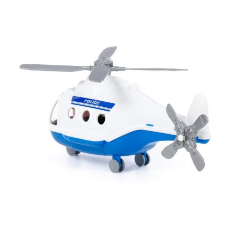 POLESIE műanyag ALPHA rendőrhelikopter FEHÉR