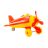 POLESIE műanyag OMEGA repülőgép PIROS