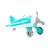 POLESIE műanyag OMEGA repülőgép TÜRKIZ