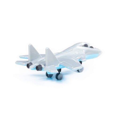 POLESIE műanyag vadászgép kihajtató kerekekkel SZÜRKE/KÉK