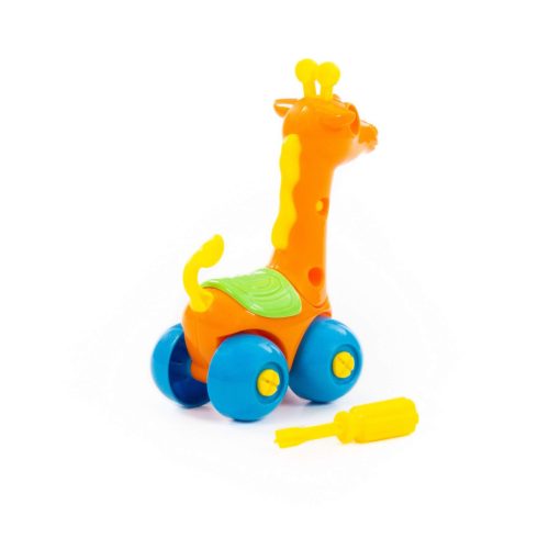 POLESIE műanyag szerelhető ZSIRÁF csavarhúzóval