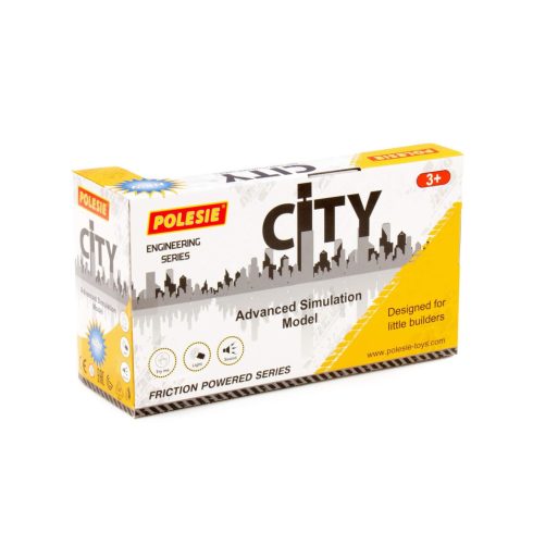 POLESIE műanyag emelőkosaras autó NARANCS