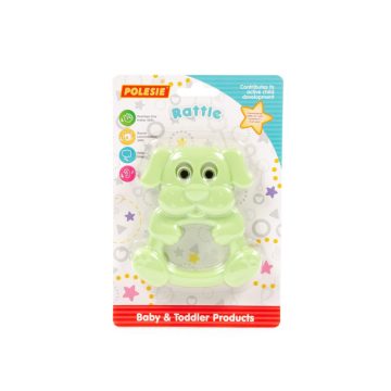 POLESIE műanyag csörgő KUTYA